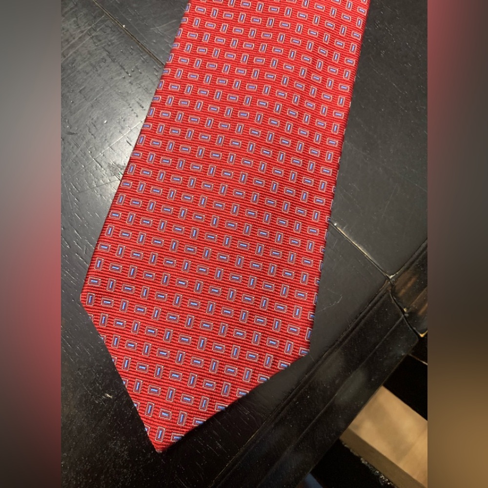 Red Brooks Brothers tie -